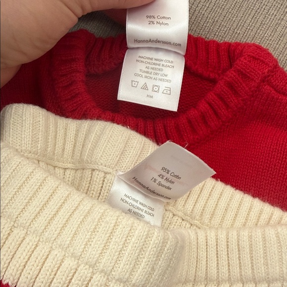 Red Reindeer Sweater and Striped Pants Set- Hanna Andersson - Picture 8 of 8